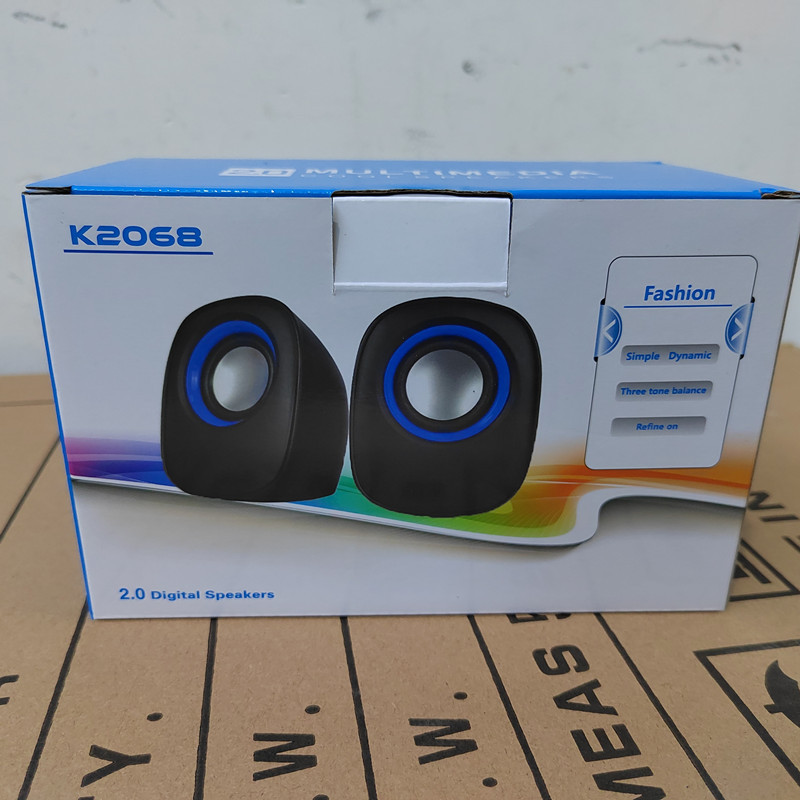 跨境K2068大Q蛋电脑音响 台式笔记本桌面音箱USB有线礼品音响批发|undefined