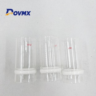 High Temperature Resistant Coarse Fiber Tester Accessories / FOSS Crucible 35 * 68 Glass Sand Core Crucible