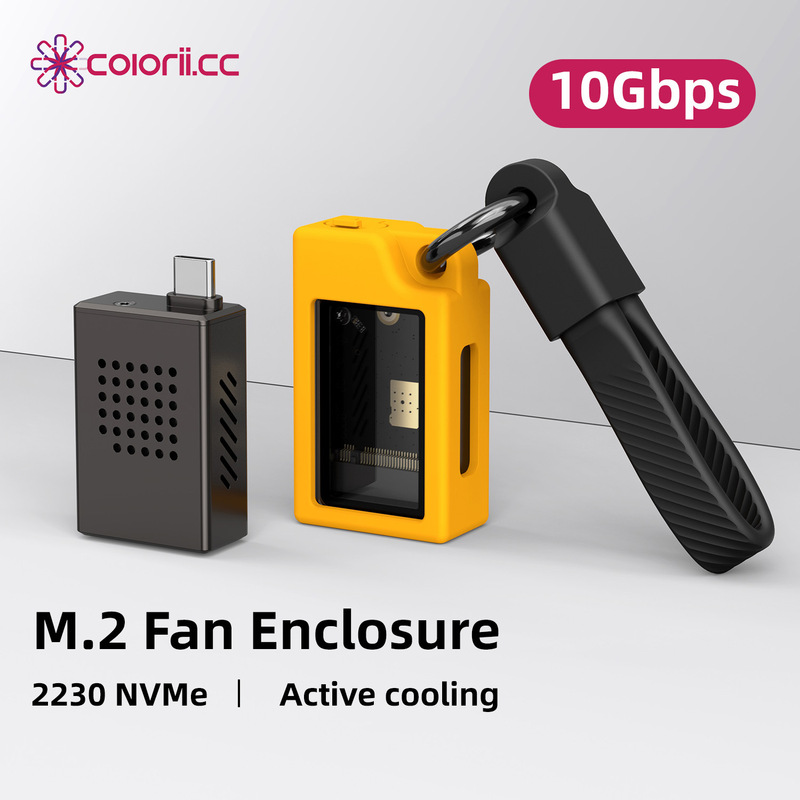 2230 Hard Drive Box M.2 Mobile Solid State Nvme External Hard Drive Box with Fan Mobile Phone Notebook External Ssd