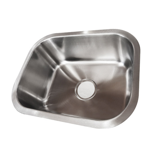 Manufacturer's Home Kitchen Sink 304 Stainless Steel Brushed Finish Undermount Basin with Thickened Design for Washing Dishes and Vegetables