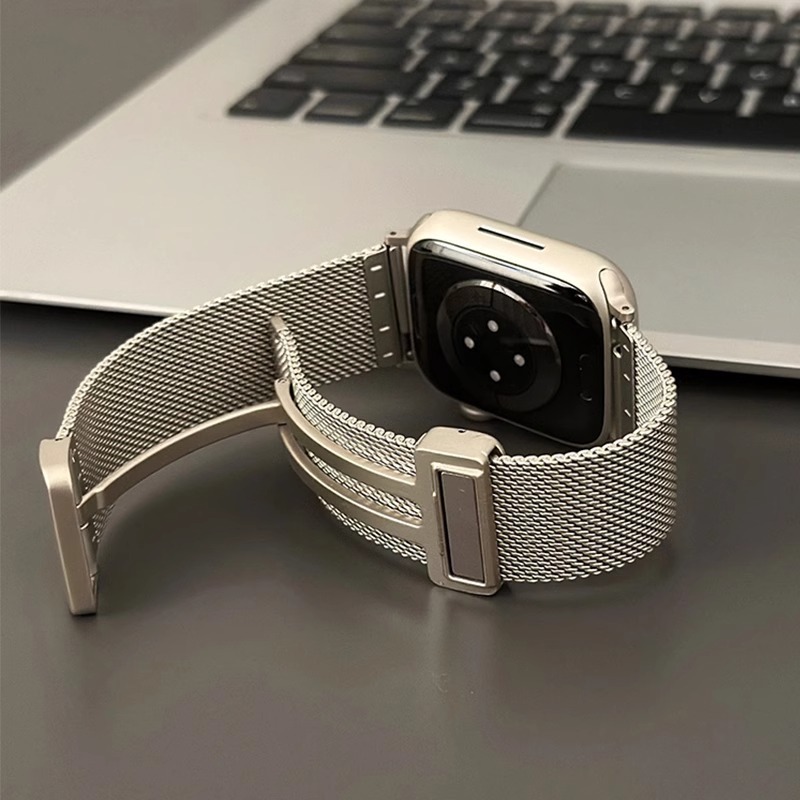 Suitable for Xiaomi Mi Band 9/8 Pro Watch Strap, Magnetic Metal New Model, Redmi Watch Watch6/5/4 Magnetic Strap