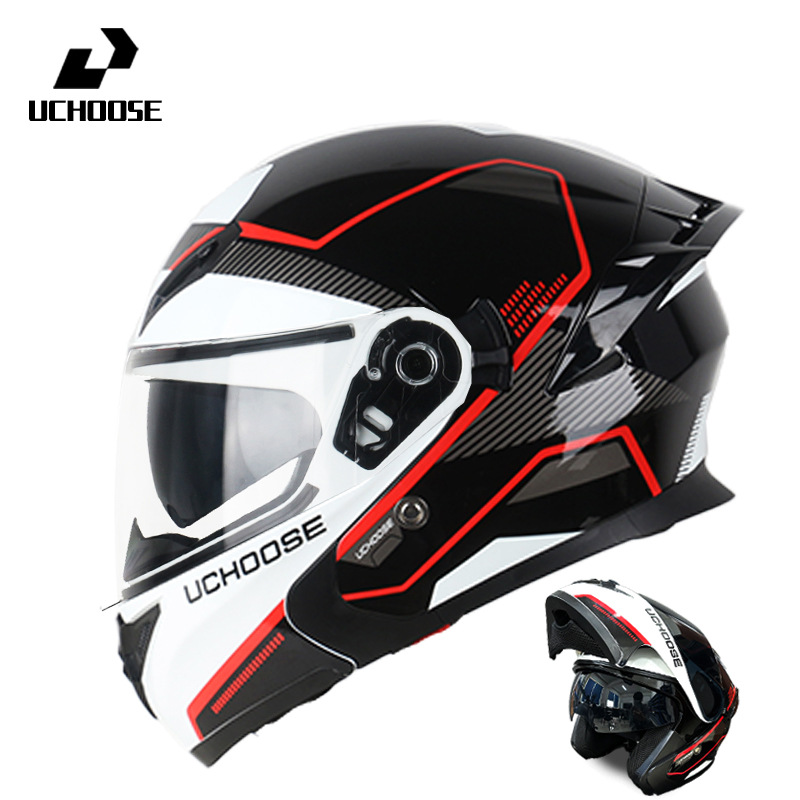 Casco de motocicleta certificado 3C con Bluetooth seguro retro ciclismo completo cubierto por todas las estaciones universal