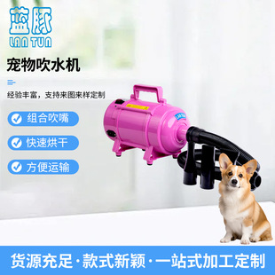 Pet Hair Dryer, Dog Hair Dryer, Pet Shop High-Power Silent Drying and Hair Blowing Machine for Medium and Large Dogs and Cats