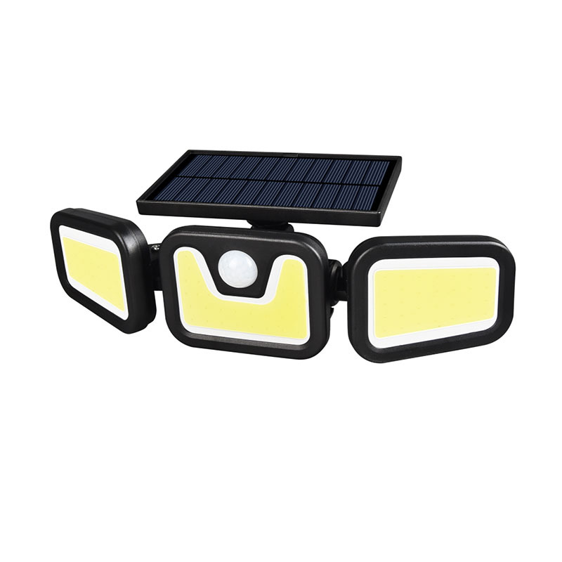 Cross-border new solar wall light body sensing outdoor light free rotating garden light waterproof lighting street light