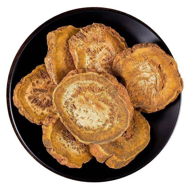 Da Huang Slices (Rheum palmatum) — Dried Rhubarb Root Decoction Pieces, Sichuan Origin 500g quality and texture