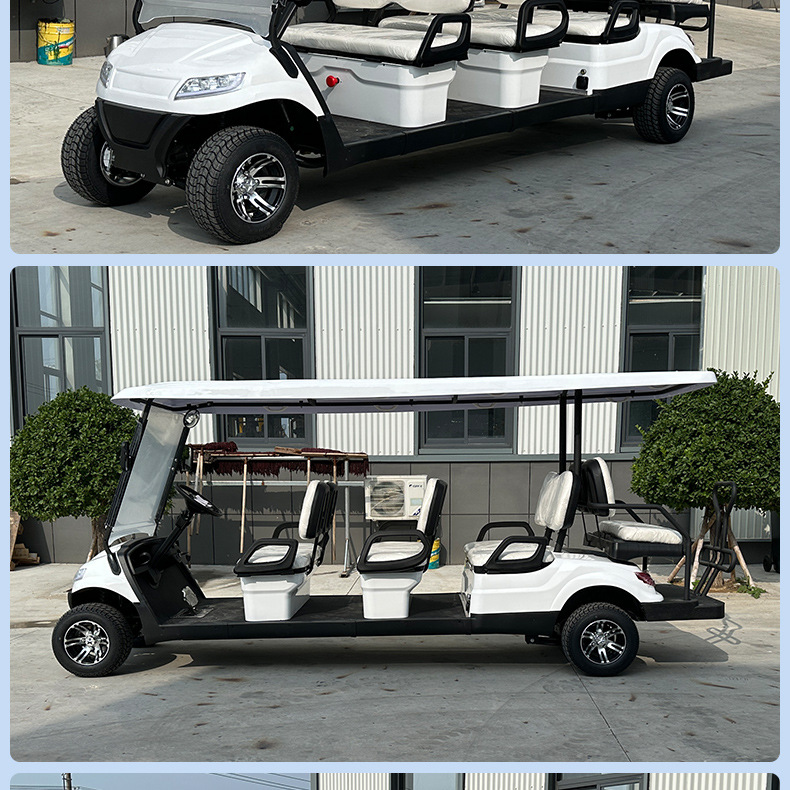 4-Seat and 6-Seat Electric Sightseeing Vehicles for Real Estate Sales Offices, Hotel Scenic Spots, and Golf Carts