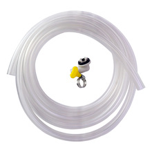 加厚PVC管易安装15mm空调滴水嘴套装外机排水管套装1.8m管通用型