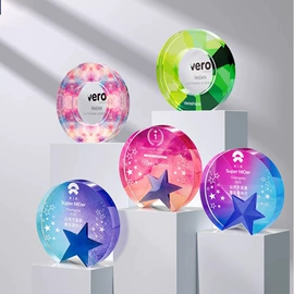 水晶工艺品;奖杯;木质工艺品