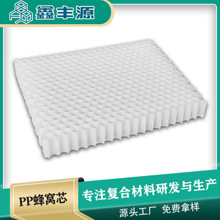 Specializing in the Production of Polypropylene Pp Honeycomb Core Panels, Manufacturers Custom Direct Sales, Bare Honeycomb Core, Round Hole Plastic Honeycomb