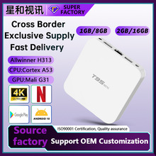 跨境爆款安卓10高清4K网络机顶盒T95MINI全志H313机顶盒外贸TVBOX