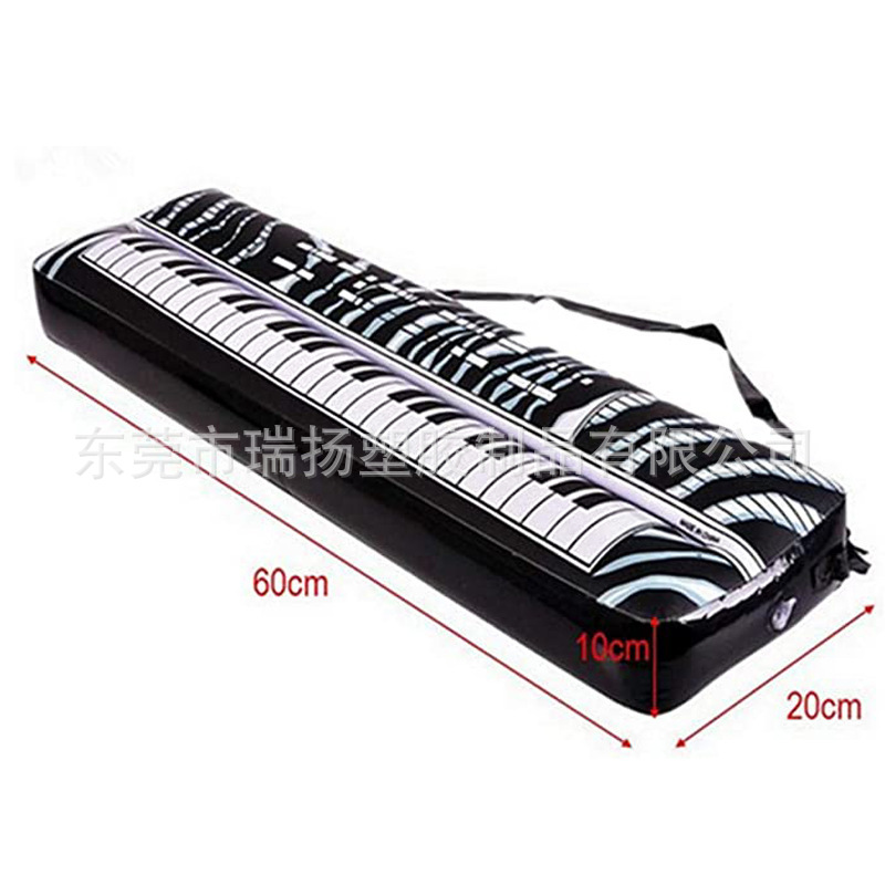 pvc音乐气球 跨境新款95充气吉他亚马逊音乐派对玩具批发充气乐器