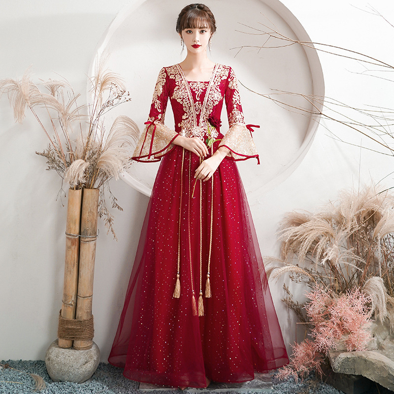 Maternity Wedding Dress 2026 New Style for Plus-Size Brides, Suitable for Postpartum Celebrations, Can Be Worn Casually, Dress That Covers the Belly