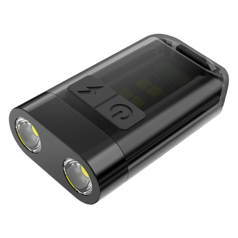 Transfronterizo nuevo LED mini linterna llavero USB recargable linterna de emergencia portátil multifunción sombrero clip de luz