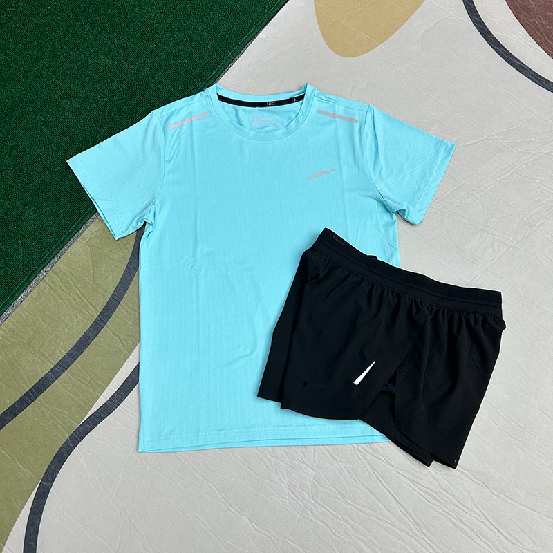 Deportes de velocidad seca camiseta de mangas cortas traje de entrenamiento de atletismo running fitness baloncesto ropa deportiva maratón hombre y mujer