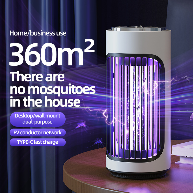 蚊よけ加工品、蚊取りランプ、家庭用静音、赤ちゃん、妊婦、屋内用感電式ハエ取りランプ、蚊よけトラップ|undefined