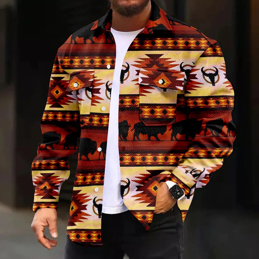 Chaqueta de manga larga con solapa al estilo del puerto de la calle principal para hombres Chaqueta de temperamento de moda de todo fósforo de tendencia de primavera y otoño MD05