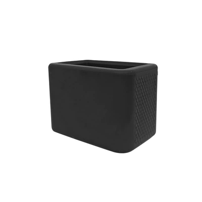 Amazon's Best-Selling Car Seat Belt Protector Silicone Seat Belt Buckle Protector Upright Fixed Slot Cover (Other Automotive Interior Supplies) - black
