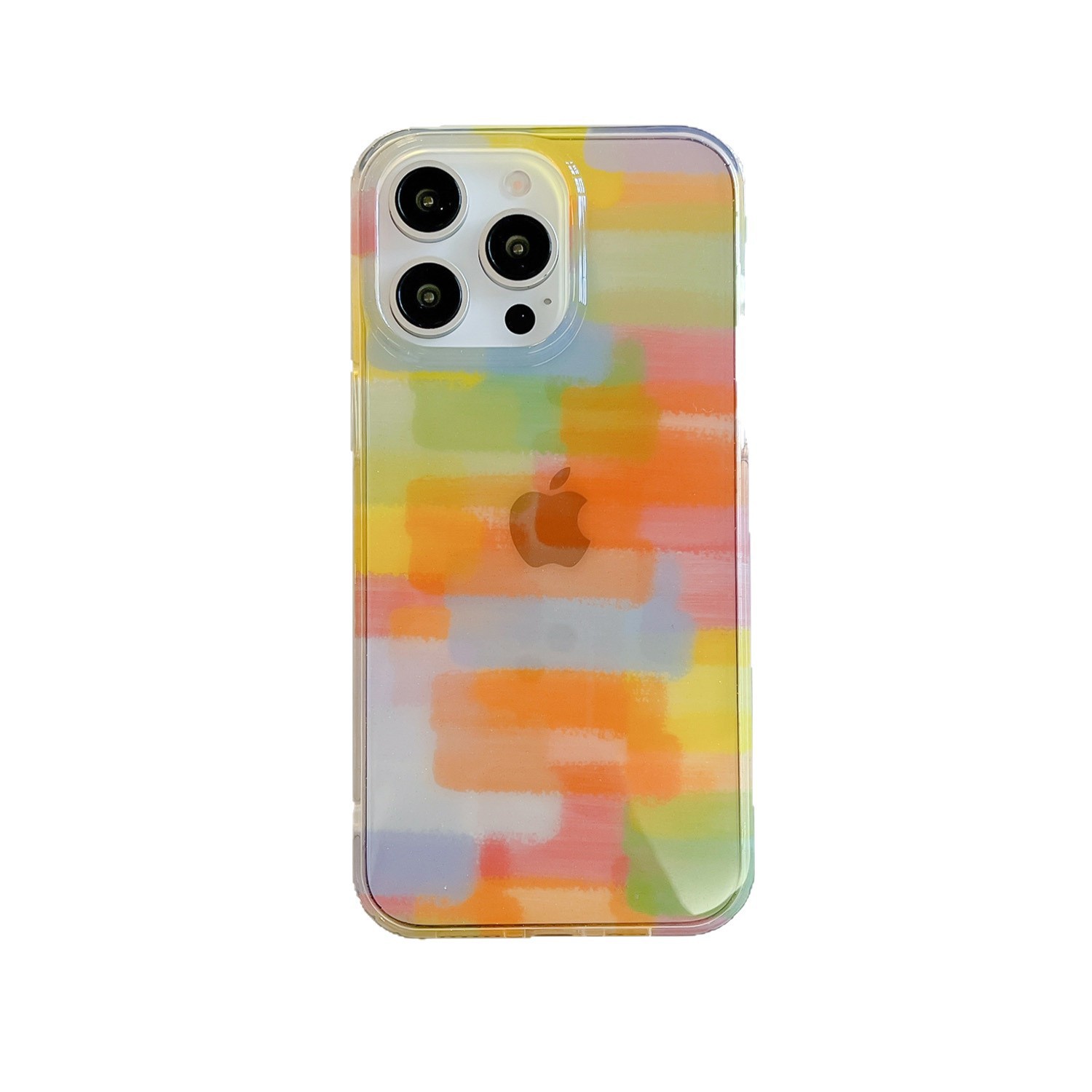 Bloque de color de mancha de dopamina para Apple 16ProMax funda para teléfono móvil 15Pro personalidad 14/13 nuevo 15PM