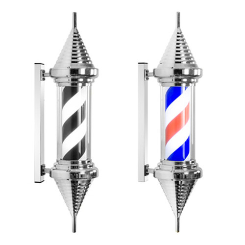 LED Color Outdoor Rotating Lights for Barber Shops, Best Selling Hair Styling Salon Decor, Various Styles and Colors