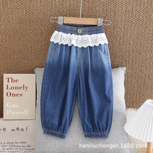 厂家2025童牛仔裤儿童裤子童装女童童裤跨境外贸一件代发中小童