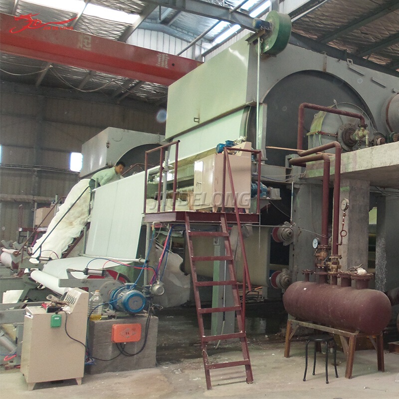 Customized Production of Toilet Paper Raw Paper Making Machine Large Roll Paper Napkin Manufacturing Equipment with Stable Operation