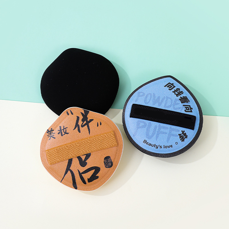 Fábrica personalizada de alta gama rubycell polvo de polvo de algodón polvo de polvo de polvo no comer polvo maquillaje esponja triángulo polvo de polvo de polvo de polvo