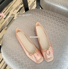 【Sheiiライン】二種類の高さ ~ フランス式の羊の皮の方の頭の蝶結びの太さとバレエの靴の女性の靴