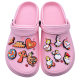 Cross-border Hot Shoe Flower suit Cute Hole Shoes Decorative Buckle Shoe Buckle Diy Removable Soft Rubber Shoe Accessories Jewelry