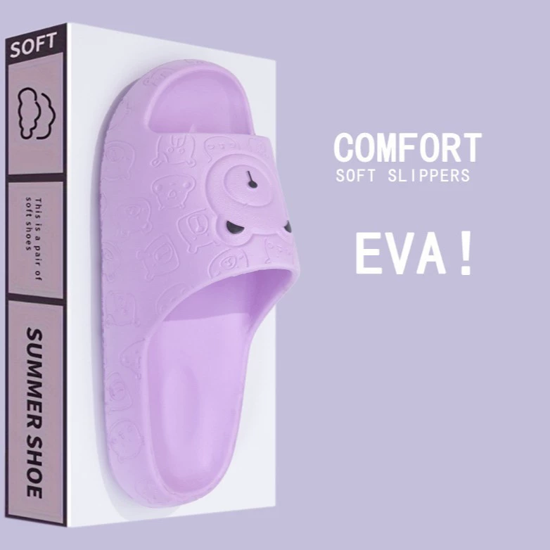 2025 новая летняя мода новая домашняя мужская медвежья голова купание в помещении мультфильм пара женская ванная комната противоскользящая