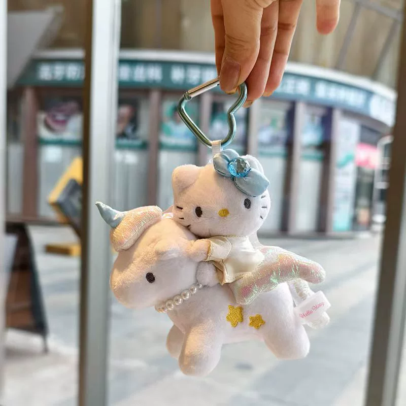 Hello Kitty, плюшевая подвеска, сумка высокого качества, кукла, японская версия, единорог, подарок на день рождения