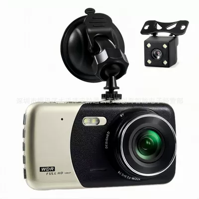 4inch Cross-Border Se18 Metal Driving recorder - 4inch-hd-dual-lens-jerry-button-version