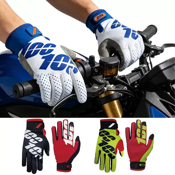 In-stock hot-selling bicycle, motorcycle, mountain bike, downhill outdoor cycling wear-resistant long-finger gloves for men and women