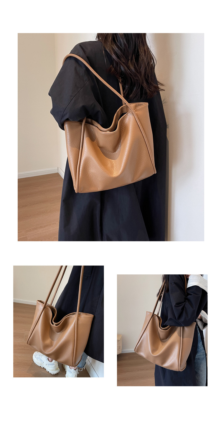 Premium Women's Shoulder Bag Large Capacity Commuter Tote Bag_voghion.com