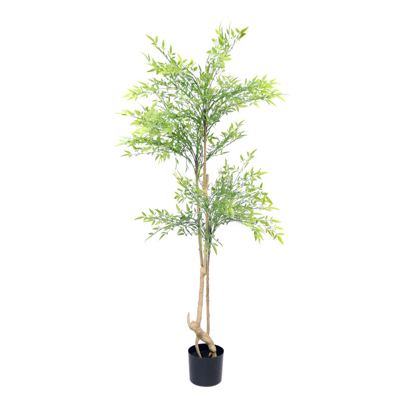 シミュレーション緑植南天竹家庭室内着地装飾偽鉢植え南天竺シミュレーション植物ショーウインドー置物|undefined