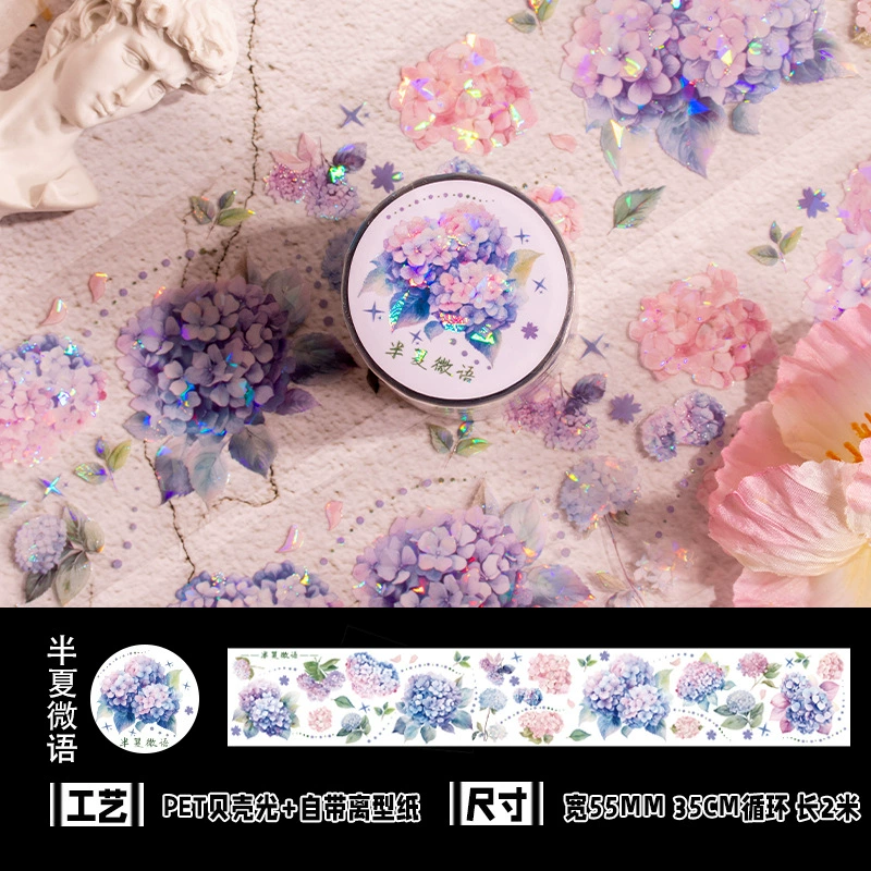 Производитель-источник Sanda Cultural Innovation Streaming Tibetan Tibetan Tibetan Flower Flower Shell Light Patch PET Patch Manager Customization