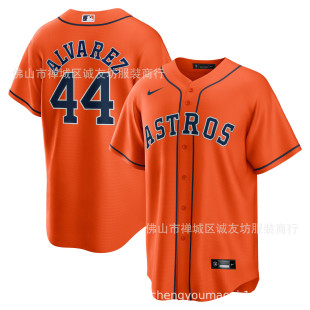 Astronaut 44 Orange Baseball Jersey Yordan Alvarez Jersey Ebay Us Dropshipping