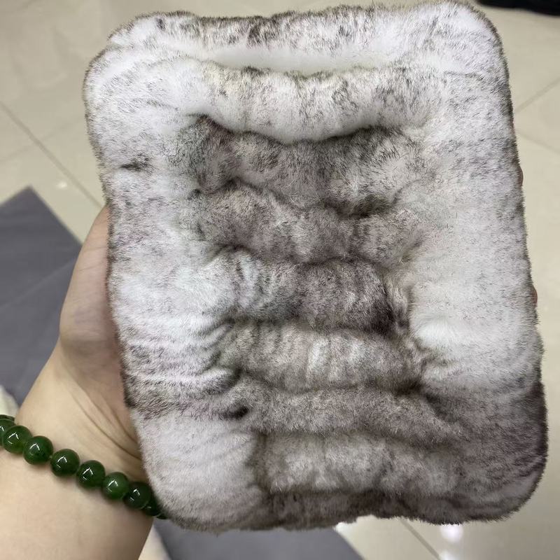韩版獭兔毛脖套女冬季弹力网围脖发带百搭草毛绒头套儿童围巾|undefined