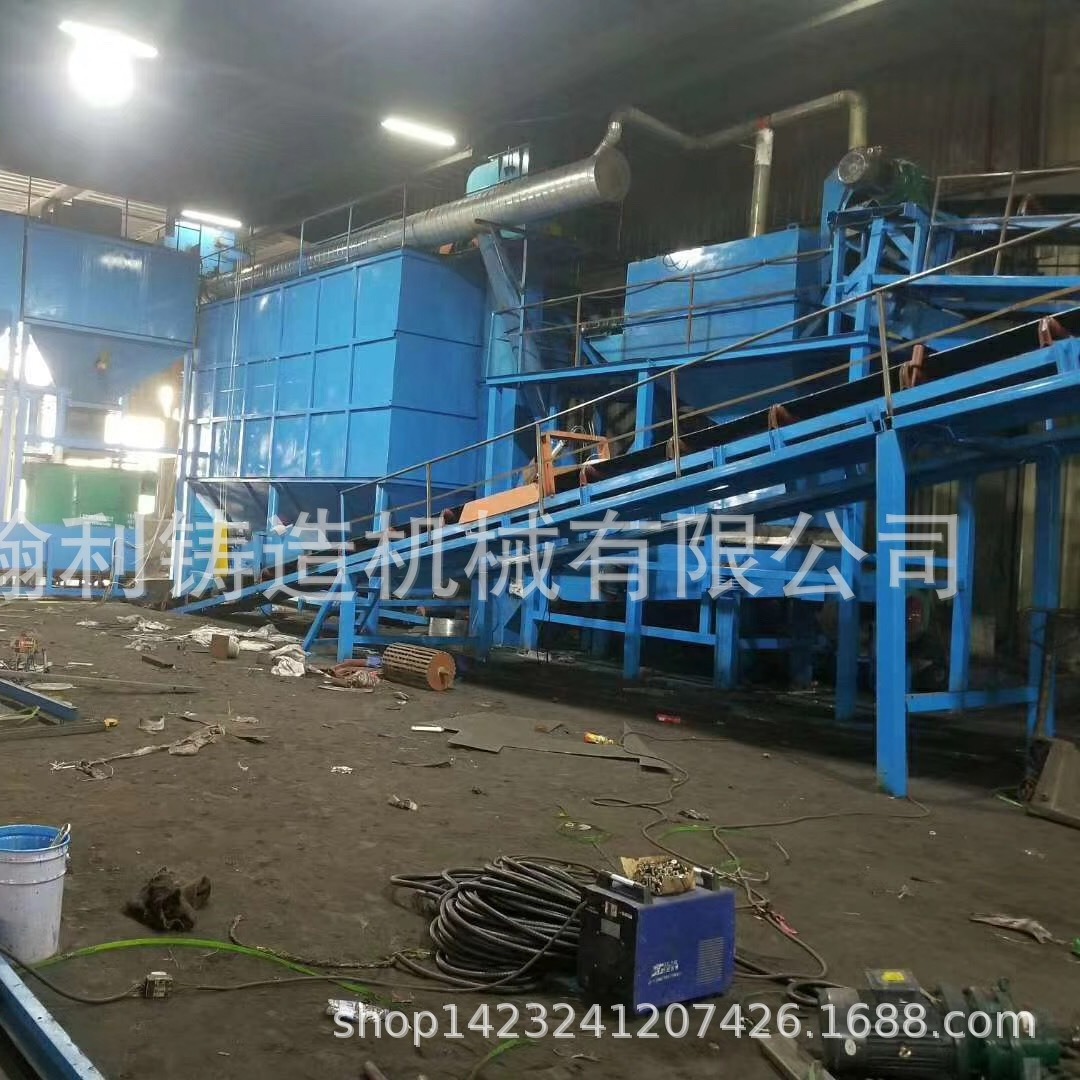 青岛直供30t粘土砂造型机生产线潮模砂砂处理铸造设备 可加工制做
