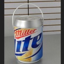 7L 7升户外啤酒冰桶保温箱红酒冷藏箱经典款金属冷藏箱