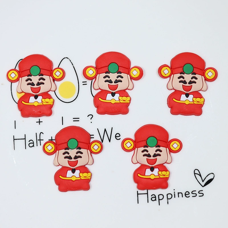 Мягкий резиновый мультфильм Бог богатства DIY Чехол для мобильного телефона ящик для хранения водительских прав наклейка на холодильник автомобильные аксессуары декоративные материалы