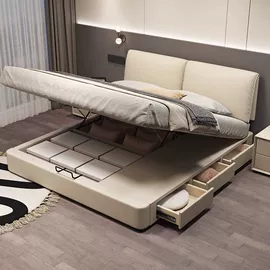 皮艺床;实木床;榻榻米