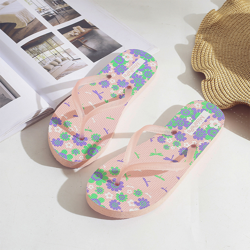 Hermosas zapatillas de verano de moda para mujeres nuevas zapatillas de baño antideslizante para estudiantes nuevas zapatillas de playa
