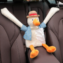 Internet celebridad coche caja de pañuelos creativo lindo colgante parasol caja de pañuelos interior del coche suministros para mujeres