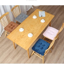 北歐風水晶絨面包墊加厚柔軟椅墊辦公室教室餐廳椅子墊飄窗美臀墊