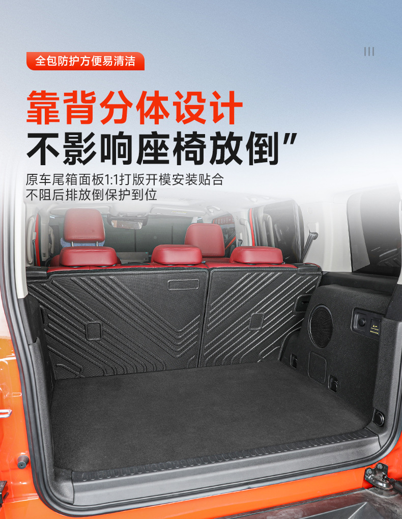 Suitable for Tank 300 Trunk Mat, 2026 Model Tpe Trunk Mat, Modified High-Tech Accessories