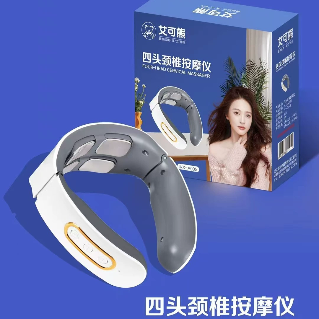 Ai Ke Bear Четырехголовый шейный массаж