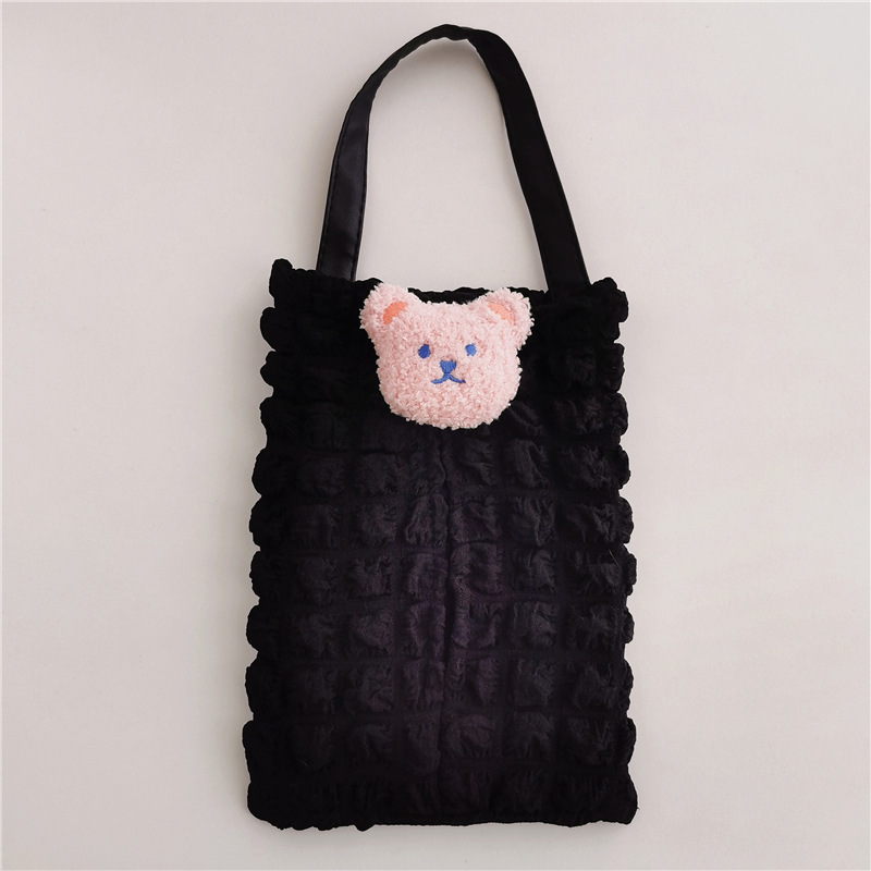 Korean-style cute bear tissue box cover for car seat backs, suitable for babies and children