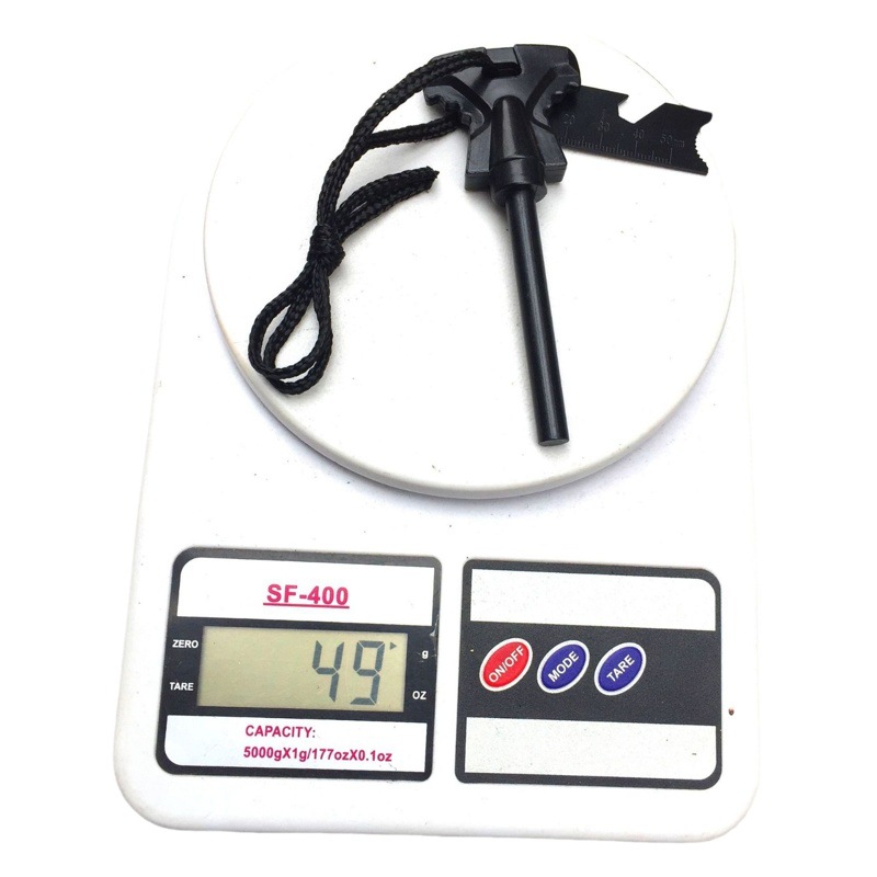 Butterfly-shaped wide handle lighter stick for survival in the field Flint multifunctional Flint fire magnesium stick bottle opener