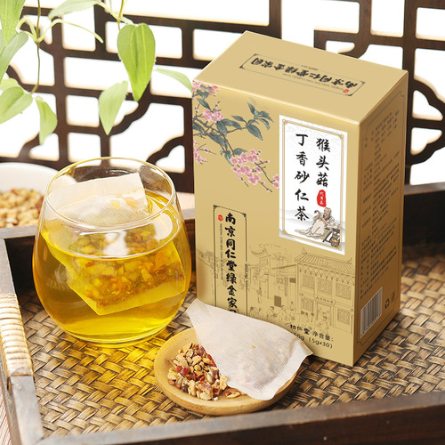 Nanjing Tong Ren Tang Green Gold Home Hericium Hericium Clove Tea Sea Buckthorn Amomum Tea One-piece Substitution Health Tea
