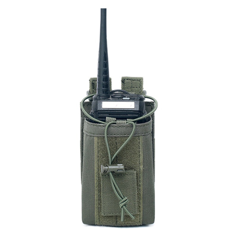 Outdoor multi-functional intercom hanging bag Molle tactical intercom bag military fans outdoor sports camouflage accessory bag